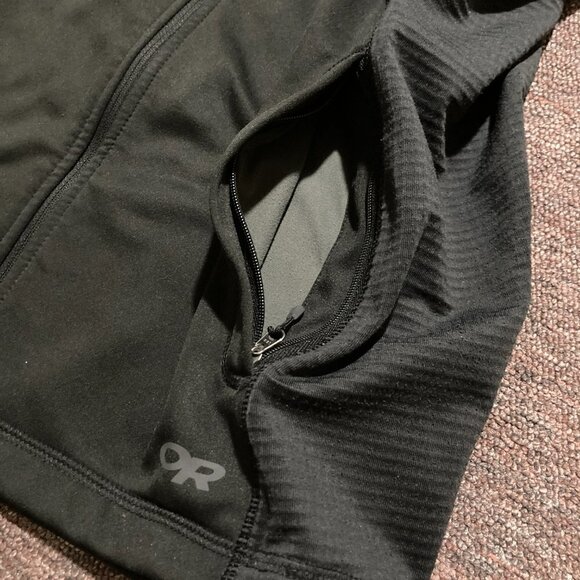 OR Outdoor Research Black Vigor Jacket Full Zip Outdoor Hiking Women’s Size M - Picture 7 of 10